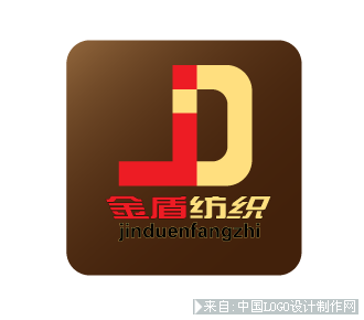 涛声制作金盾纺织LOGO