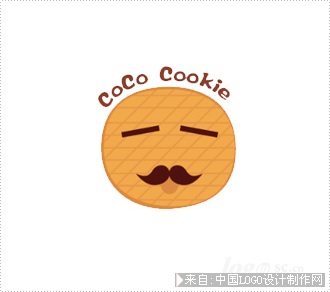 coco cookie标志设计欣赏