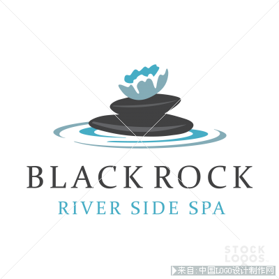 黑岩水疗中心标志设计