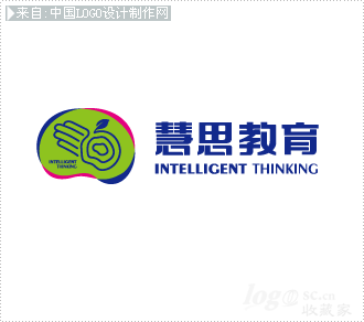慧思教育logo设计欣赏