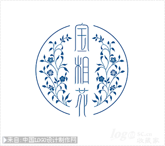 宝相花logo设计欣赏