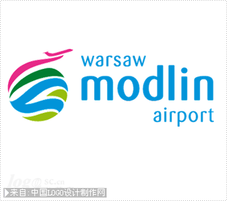 华沙莫德林机场logo设计欣赏