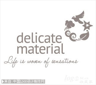 Delicate Material香皂标志欣赏