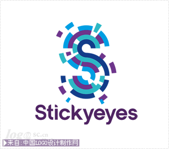 英国线上营销公司Stickyeyes商标设计欣赏