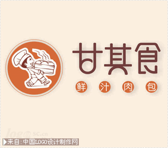 甘其食logo设计欣赏