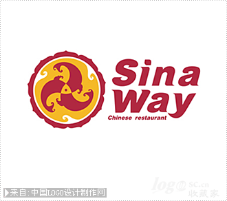 美国SINA WAY中式快餐商标设计欣赏