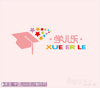 教育logo设计:学儿乐早教机构商标欣赏