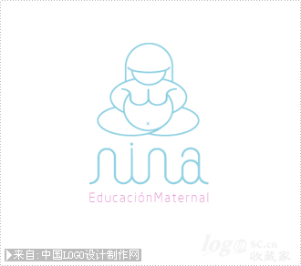 教育logo设计:尼娜母亲教育标志设计欣赏