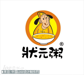 状元粥logo设计欣赏