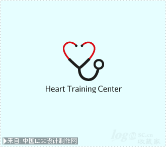 医药logo设计:Heart Training Center标志欣赏