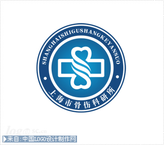 医药logo设计:上海骨伤科研所logo设计欣赏