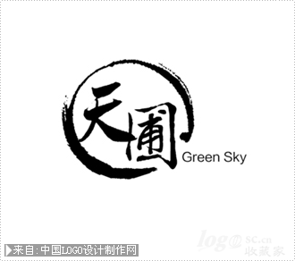 天圃茶业logo欣赏
