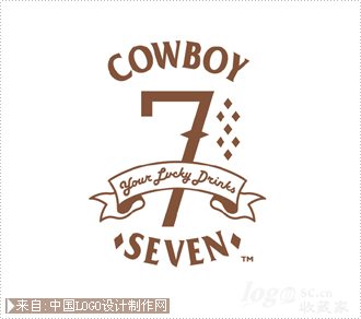 Cowboy Seven 咖啡馆商标设计欣赏