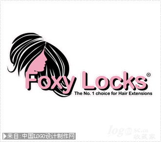 化妆护理 logo设计:Foxy Locks商标设计欣赏