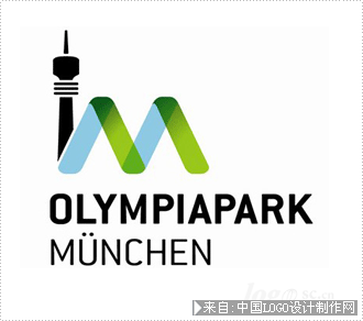 展馆公园logo:慕尼黑奥林匹克公园标志设计欣赏