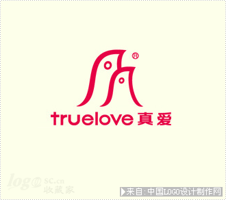 家纺logo:TRUELOVE 真爱商标设计欣赏