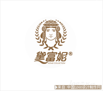 家纺标志:黛富妮logo设计欣赏