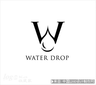 滴水 Water Drop标志设计欣赏