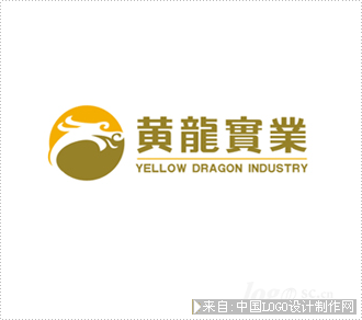 能源标志:黄龙实业logo设计欣赏