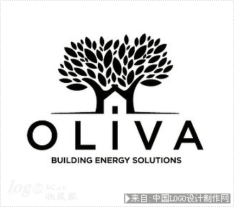 能源化工商标设计:奥利瓦建筑能源解决方案标志欣赏