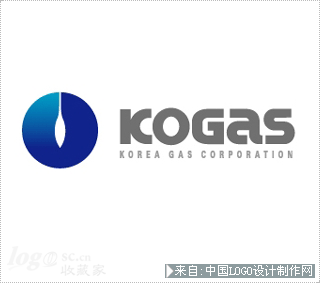 能源标志:韩国天然气公司KOGsigningOGOlogo设计欣赏