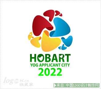 体育运动标志:霍巴特申办2022年青奥会申奥会标志设计欣赏