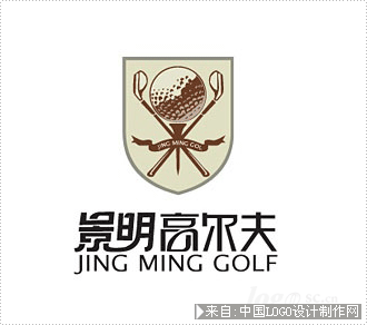 体育logo:景明高尔夫logo设计欣赏