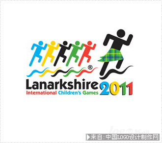 体育logo:第45届国际儿童运动会logo设计欣赏
