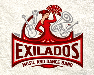 Exilados logo design