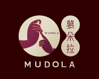 广州慕朵拉瑜伽健美中心logo