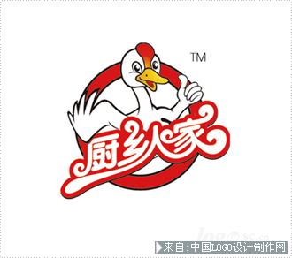 食品logo:厨香鹅业标志设计欣赏