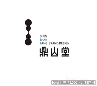 设计机构logo:鼎山堂品牌设计商标设计欣赏