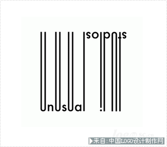 国外商标:UNUSUAL工作室标志logo设计欣赏