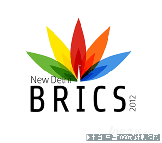 节日logo:2012年金砖国家领导人第四次会晤logo设计欣赏