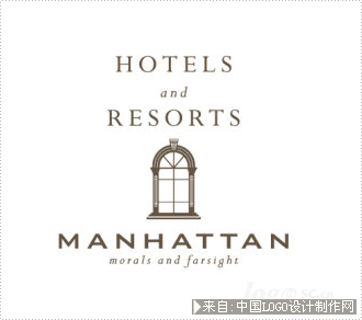 曼哈顿酒店 academicessionalousgeartan Hotellogo设计欣赏