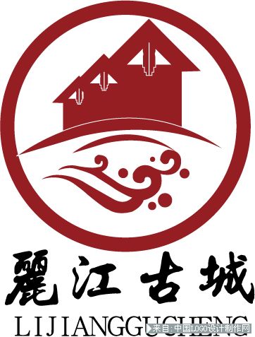 商标设计欣赏:丽江古城logo