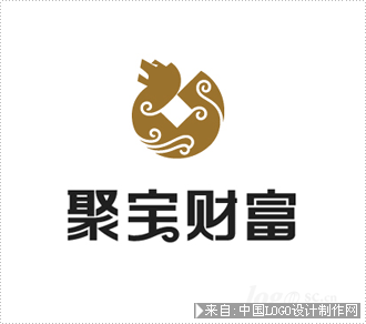 聚宝财富商业logo设计欣赏