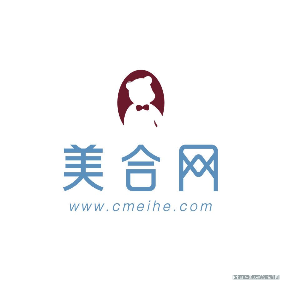 cmeihe 美合网 品质婚礼服务平台标志设计欣赏
