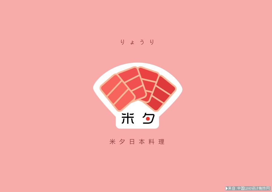 游戏logo:米夕日本料理logo设计欣赏及VI初步设计