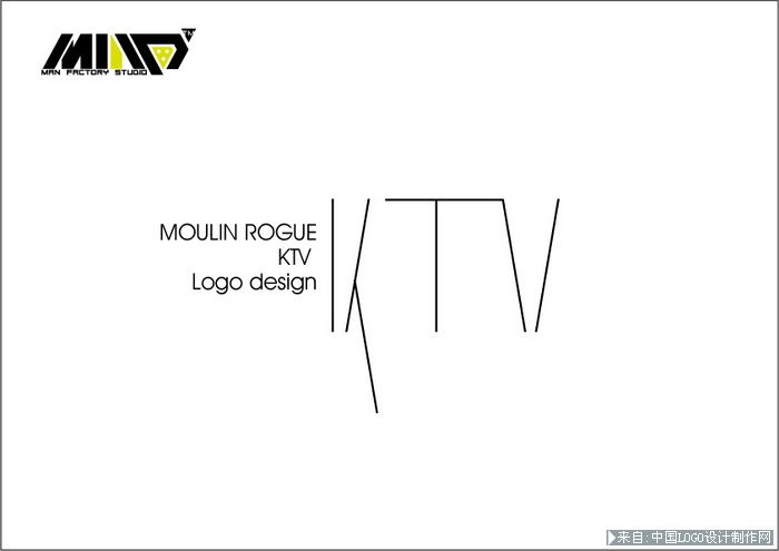 休闲logo:[MF]Moulin Rogue KTV logo设计欣赏 Design