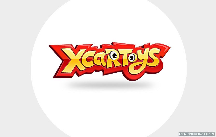 游戏logo设计:XCARTOYS(爱卡玩具）logo设计欣赏设计