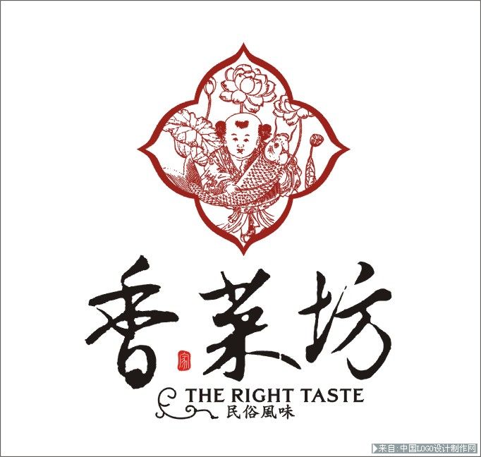 餐饮行业:香菜坊 logo设计欣赏