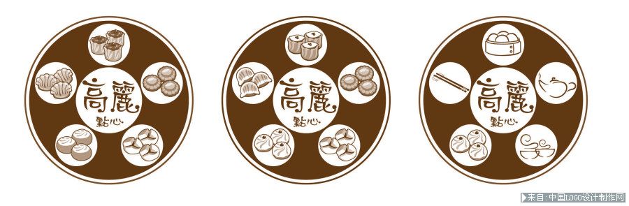 餐饮行业:点心logo设计欣赏