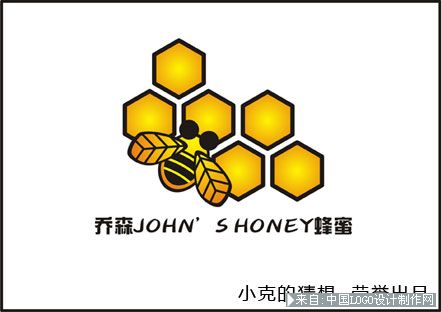 美食logo:乔森JOHN’S-HONEY蜂蜜-LOGO