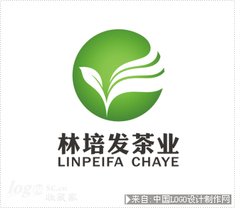 林培发茶业茶叶logo设计欣赏