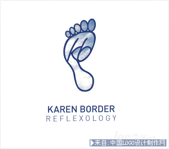 凯伦BOROER脚底按摩商业商标设计欣赏