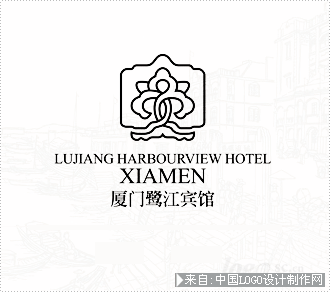 厦门鹭江宾馆餐饮logo设计欣赏