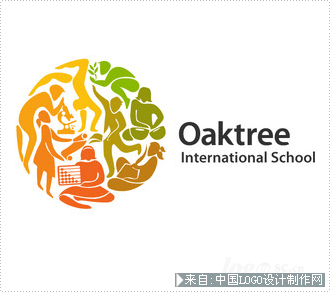 Oaktree国际学校教育行业标志设计欣赏