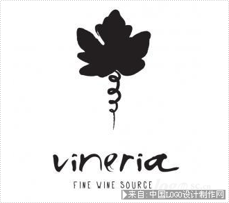 VINERIA葡萄酒商酒行业标志设计欣赏