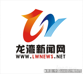 龙湾新闻网网站logo设计欣赏